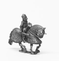16WM Burgundian: Mounted King c.1400