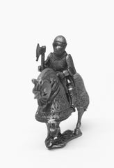 20WM Burgundian: Mounted Knight in Tabbard & Great Bascinet c.1450