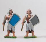 AEG10a Egyptian: Axeman with Axe and Shield in Banded Armour, head variants