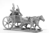ANK31 Kushite Egyptian: 2 Horse chariot with archer and driver
