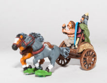 AGB1 Ancient British / Gallic: Two horse Chariot with driver & spearman (assorted crew)