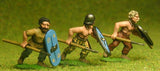BT10 Assorted Javelinmen / Spearmen attacking, with Large Shields