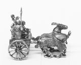 CHO7 Shang or Chou Chinese: Two horse Heavy Chariot with driver, archer and halberdier