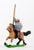 CRU1 Arab cavalry in chainmail & turban with spear & round shield