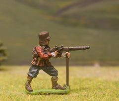 ECW6a New Model Army: Musketeer firing in Motrose Cap