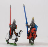 EMED12a Polish 1350-1480: Mounted Knights, 1380-1440AD in Jupon & Helmetson Barded Horse
