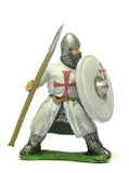 F42a Early Medieval: Assorted dismounted Sergeants with Round Shields