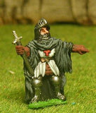 FAN18 Adventurer: Cleric in armour cloak, visored helmet and magic sword