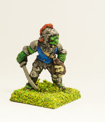 FAN34 Scaley Orc: Executioner with head of victim