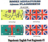 Flag 1545 Napoleonic: British Foot Regiments # 3