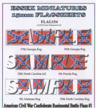 Flag 154 American Civil War: Confederate Regimental Battle Flags # 1