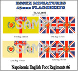 Flag 1588 Napoleonic: English Foot Regiments # 8