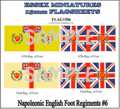 Flag 1586 Napoleonic: English Foot Regiments # 6