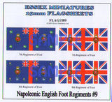 Flag 1589 Napoleonic: English Foot Regiments # 9