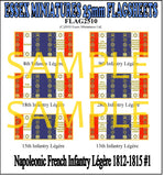 Flag 2510 Napoleonic: French Infantry Legere 1812-25 # 1