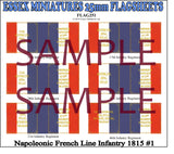Flag 251 Napoleonic: French Line Infantry 1825 # 1