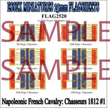 Flag 2520 Napoleonic: French Cavalry Chasseurs 1812-25