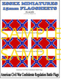 Flag 253 American Civil War: Confederate Regulation Battle Flags # 1