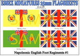 Flag 255 Napoleonic: English Foot Regiments # 1