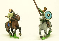 DGS13 Dark Age: Medium / Light Cavalry with bare heads, lance & separate shield