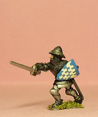 M31 Dismounted Knight c.1400 in Plate Armour & Kettle Helm
