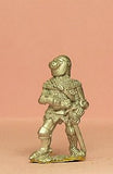 M33 Dismounted Knight c.1405 in Studded Plate Armour, visored Bascinet
