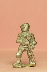 M33 Dismounted Knight c.1405 in Studded Plate Armour, visored Bascinet