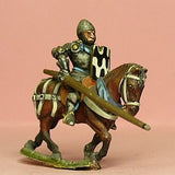 M34 Mounted Knight c.1415 in Plate Armour and visorless Bascinet