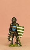M39 Dismounted Knight c.1430 in Plate Armour, Armet Helm