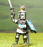M6d Later Medieval: Dismounted Knight c.1355 in Great Helm with Boar Crest
