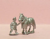 MER36b Early Renaissance: Two horseholders & four Armoured Horses