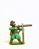 RNC6 16-17th Century Cossacks: Musketeers with 2 Handed Axe in Uniform, firing