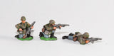 GER21 German Late War Infantry, SS or Panzer Grenadiers in smocks: Infantry wuth assault rifles, laying/kneeling