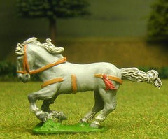 H11 Ponies: Unarmoured: Steppe Pony, galloping (head variants)