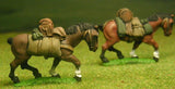 H29 Horses: Pack Horse: Walking (3 variants)