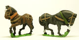H38 Horses: Medieval: Medieval / Renaissance with decorative trappings, walking (variants)