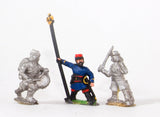 KO17a French: Command: Late Officers, Standard Bearers & Drummers