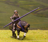 M1a Later Medieval: Mounted Knight c.1310 with Kite Shield in Mail Coif