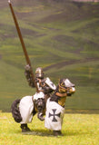 M1b Later Medieval: Mounted Knight c.1310 in Barrel helm with arm raised