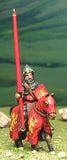 M1f Later Medieval: Mounted Knight c.1325 in Open Faced Fluted Helm