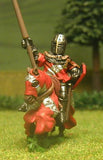 M24a Mounted Knight c.1370 in short Surcoat, Plate Armour & Great Helm
