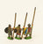 MID33 Medium Infantry in assorted helms with Long Spear & Round Shield