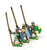 MID36 Heavy Infantry in assorted helms with Long Spear & Round Shield