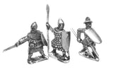 MID49 Heavy Spearmen, various dress, assorted shields