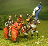 MID68 Command pack: Mounted King, Standard Bearer and Herald 1300-1360