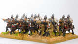 MOG3b Moghul Indian: Heavy Cavalry with Bow, Shield & forward facing Spear on Unarmoured Horse