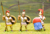 MP39a Spartan Hoplites in Assorted Helmets