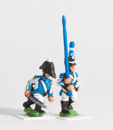 WES6 Westfalia or Berg: Line Infantry: Command: Officer, Standard Bearer & Drummer