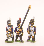 PN2 French: Old Guard: Command: in Full dress: Officers, Standard Bearers & Drummers