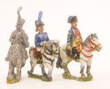PN34 French: Command: Napoleon & 2 Staff Officers (Mounted)